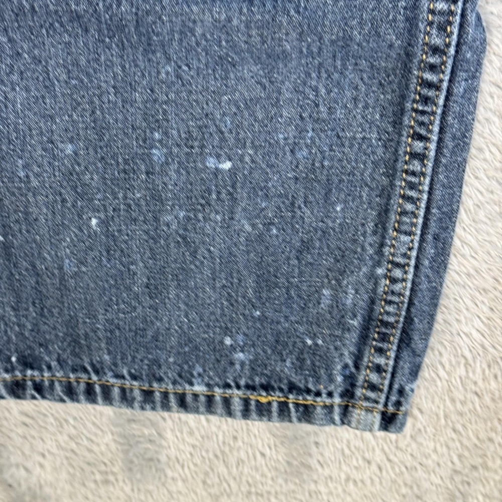 Levis 559 Jeans Mens 33x34 Blue Relaxed Straight Denim Medium Wash Paint - Picture 3 of 12